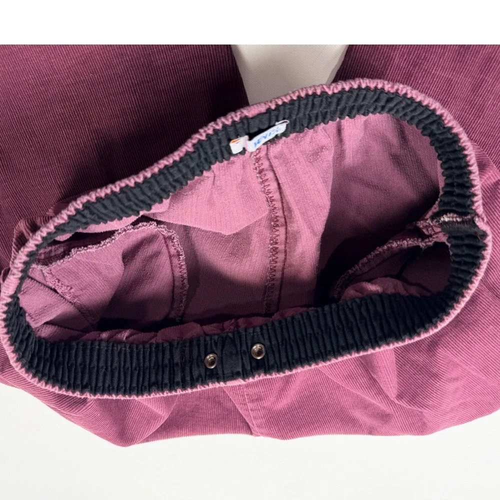 Levis Corduroy Pants 1980's Womens‎ Medium Purple Vintage Elastic Waist Straight